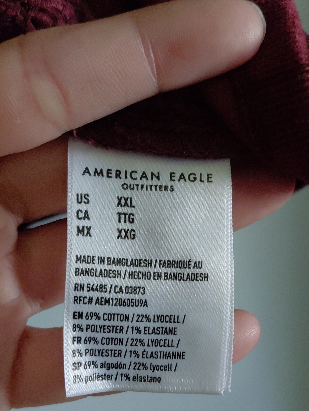 American Eagle Sleeveless Back Bow Peplum Tank Top Red Plaid Velvet Boxy XXL - Picture 7 of 14